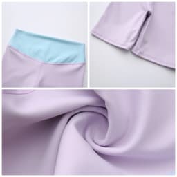 Girls' Color Block Cycling Shorts – High Waist Stretchy Bike Shorts for Running Sports 4-14Y