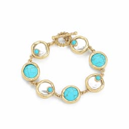 Luxury Designer Vintage Turquoise Baroque Pearl Bracelets Antique Gifts Palace Style Gold Plated Jewelry For Women 2026 Wedding