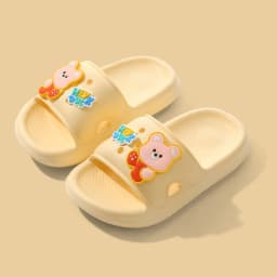 2026 Summer Children Slippers EVA Soft Soled Bathroom Slippers Girl Cartoon Anti Slip Slippers 3-12 Years Old Boys Home Slippers