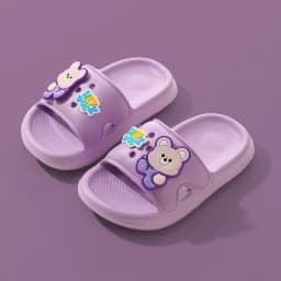 2026 Summer Children Slippers EVA Soft Soled Bathroom Slippers Girl Cartoon Anti Slip Slippers 3-12 Years Old Boys Home Slippers