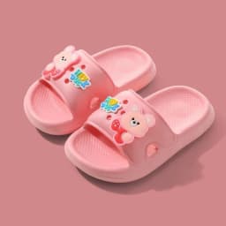 2026 Summer Children Slippers EVA Soft Soled Bathroom Slippers Girl Cartoon Anti Slip Slippers 3-12 Years Old Boys Home Slippers