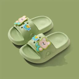 2026 Summer Children Slippers EVA Soft Soled Bathroom Slippers Girl Cartoon Anti Slip Slippers 3-12 Years Old Boys Home Slippers