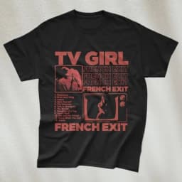 TV Girl Band T-shirt, Band Pattern T-shirt for Women, Summer New Retro Unisex Casual Fashion T-shirt