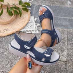 New Summer Casual Platform Sandals Women Comfortable Fashion Thick Sole Outdoor Sports Sandals Non Slip Wading Beach Shoes Women