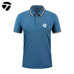 Summer New Men's Lapel Short Sleeved Golf Polo Shirt Style Casual Breathable Sports Street Fashion Top