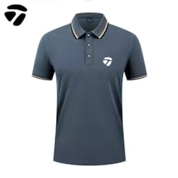Summer New Men's Lapel Short Sleeved Golf Polo Shirt Style Casual Breathable Sports Street Fashion Top