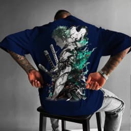 2026 One One Piece Zoro Anime Men's Short Sleeve T-shirt New Summer Cotton Streetwear Casual Top Graphic Tee Y2k Clothes Unisex