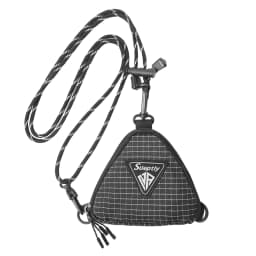 Men's Shoulder Bag, Japanese Style Small Hanging Bag, Contrasting Color Triangle Key Bag, Casual Workwear Style Headphone Bag