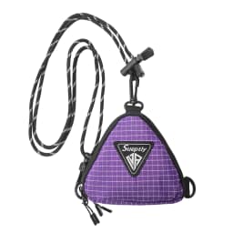 Men's Shoulder Bag, Japanese Style Small Hanging Bag, Contrasting Color Triangle Key Bag, Casual Workwear Style Headphone Bag