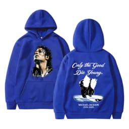 Michael Jackson King of Pop Hoodie Men Women Vintage Gothic Rock Sweatshirt Men's Punk Oversized Pullovers Hoodies Streetwear
