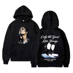 Michael Jackson King of Pop Hoodie Men Women Vintage Gothic Rock Sweatshirt Men's Punk Oversized Pullovers Hoodies Streetwear