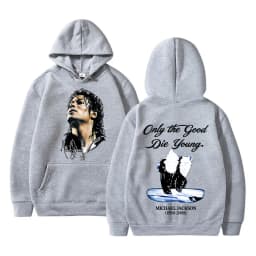 Michael Jackson King of Pop Hoodie Men Women Vintage Gothic Rock Sweatshirt Men's Punk Oversized Pullovers Hoodies Streetwear