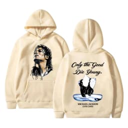 Michael Jackson King of Pop Hoodie Men Women Vintage Gothic Rock Sweatshirt Men's Punk Oversized Pullovers Hoodies Streetwear