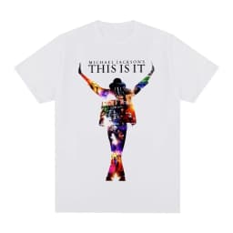 Michael Jackson This Is It Vintage T-shirt Unisex Singer Cotton Men T Shirt New Tee Tshirt Womens Tops 2026 Summer New Fashion