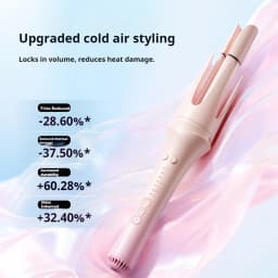 Multi-functional Automatic Curling Iron Interchangeable Heads 100 Million Negative Ions Anti-scald Hair Styler for Women
