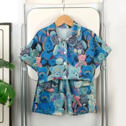 Baby Boys Summer Short Sleeve Collared Shirt And Shorts Set Holiday Beach Clothing Short Pants Outfit