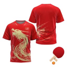 CHINA Dragon Table Tennis Graphic T Shirt for Men Clothing Fashion Badminton Sports T-shirt Ping Pong Jersey Gym Fitness Shirts