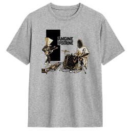 Angine De Poitrine Music T Shirt Summer 100 Cotton T Shirts For Male Print Tshirt Short-Sleeved Streetwear Clothing