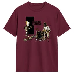 Angine De Poitrine Music T Shirt Summer 100 Cotton T Shirts For Male Print Tshirt Short-Sleeved Streetwear Clothing