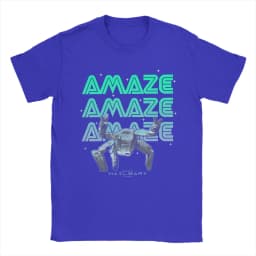 Project Hail Mary Amaze Eridani-Rocky T-Shirts Men Neon Portrai Cotton Tees Round Neck Short Sleeve T Shirt Plus Size merch