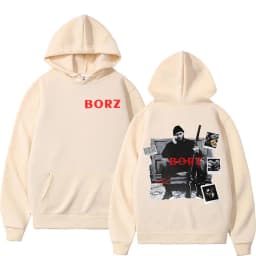 Khamzat Chimaev Borz The Wolf Merch Hoodies Men's Clothing Fashion Trend High Street Hooded Casual Violence Aesthetic Sweatshirt