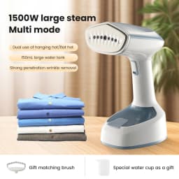 EU Multifunctional 1500W Foldable Handheld Steam Hanging Iron 15 Seconds Fast Preheat Portable Home Small Fabric Clothes Steamer