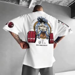 2026 New Dragon Ball Goku Fitness Graphic T-shirt Men Summer Anime Gym Cotton Women Short Sleeve Tee Casual Tops Y2k Clothes