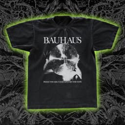 Bauhaus Band Gothic Rock Casual T-Shirt Men's and Women's Luxury Band Brand Top 2026