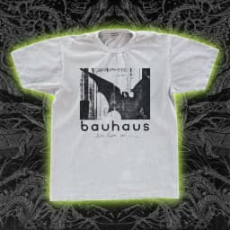 Bauhaus Band Gothic Rock Casual T-Shirt Men's and Women's Luxury Band Brand Top 2026