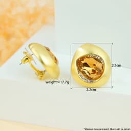 Original Charm Colored Crystal Jewelry Bracelet Earrings High Quality Natural Stone Women Fine Jewelry for Party Gifts