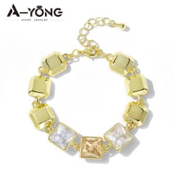 Original Charm Colored Crystal Jewelry Bracelet Earrings High Quality Natural Stone Women Fine Jewelry for Party Gifts