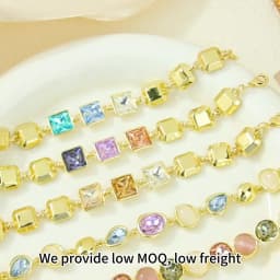 Original Charm Colored Crystal Jewelry Bracelet Earrings High Quality Natural Stone Women Fine Jewelry for Party Gifts