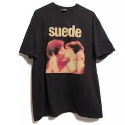 Vintage Rock Punk Tops Suede London BandT-Shirt Casual Loose Short Sleeve Summer Cotton Print T-Shirt Unisex