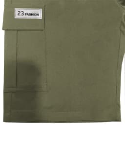 Casual Men's Five-Inch Shorts, Workwear Style, Loose and Straight-Cut, Trendy Brand, Elastic, Beachy, Stylish Mid-Length Pants