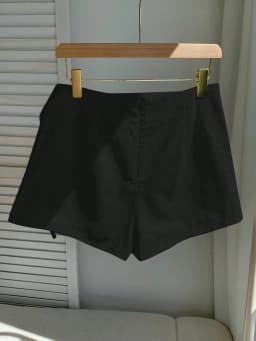 Ladies New Spring Summer Linen Solid Color Casual Sports Elastic Waist Drawstring Belted Skort for Spring Summer