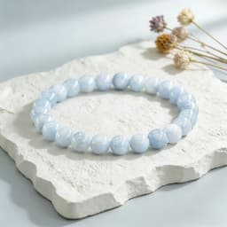 Fashion Natural Tourmaline Chalcedony Beads Stone Bracelet Women Strad Jewelry for Women Reiki Healing Energy Yoga Meditation