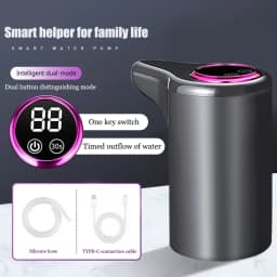 Electric Water Pump, Intelligent Household Bottled Purified Water Automatic Water Dispenser, USB Charging