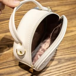 Fashion Lingge Embroidered Small Round Bag Solid Color Zipper Women Shoulder Bag PU Leather Crossbody Bag