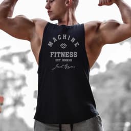 Summer Breathable Running Vests Gym Fitness Cotton Tank Tops Casual Hip Hop Sleeveless T-shirts Mens Bodybuilding Loose Clothing