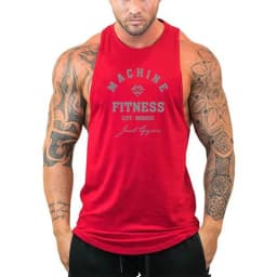 Summer Breathable Running Vests Gym Fitness Cotton Tank Tops Casual Hip Hop Sleeveless T-shirts Mens Bodybuilding Loose Clothing