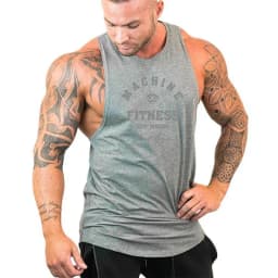 Summer Breathable Running Vests Gym Fitness Cotton Tank Tops Casual Hip Hop Sleeveless T-shirts Mens Bodybuilding Loose Clothing