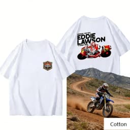 Trend Personality YAMAHA Minimalist Tuning Fork Logo Cotton Tee Unisex Motorcycle Enthusiast Casual Fashion Top