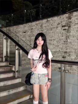 Summer Fashion New Women's Design Sense Spicy Girl T-shirt Letter Print Street Slim Fit Pink Backless Strap Temperament Top