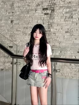 Summer Fashion New Women's Design Sense Spicy Girl T-shirt Letter Print Street Slim Fit Pink Backless Strap Temperament Top
