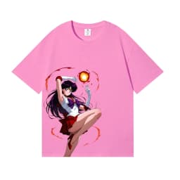 2026 New Sailor Moon Mars Japanese Style Classic Tee High-quality Streetwear T-Shirt Suitable for Both Men Women Summer T-shirt