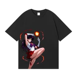 2026 New Sailor Moon Mars Japanese Style Classic Tee High-quality Streetwear T-Shirt Suitable for Both Men Women Summer T-shirt
