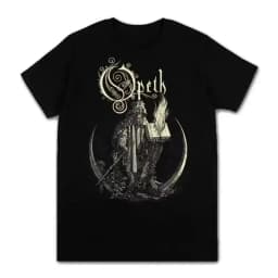 Rock Gothic Tops Vintage Progressive Death Metal Band Printed T-shirt Fashion Opeth Band Short-Sleeved Cotton Streetwear Unisex