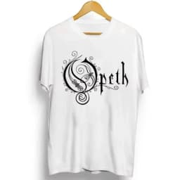 Rock Gothic Tops Vintage Progressive Death Metal Band Printed T-shirt Fashion Opeth Band Short-Sleeved Cotton Streetwear Unisex