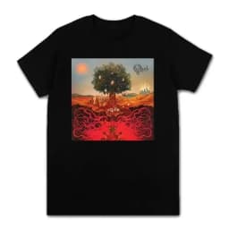 Rock Gothic Tops Vintage Progressive Death Metal Band Printed T-shirt Fashion Opeth Band Short-Sleeved Cotton Streetwear Unisex