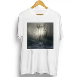 Rock Gothic Tops Vintage Progressive Death Metal Band Printed T-shirt Fashion Opeth Band Short-Sleeved Cotton Streetwear Unisex